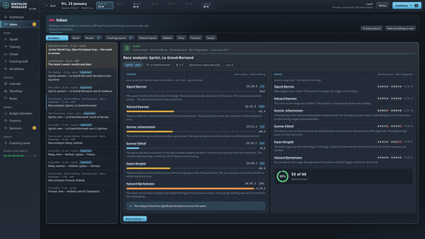 Biathlon Manager screenshot 15