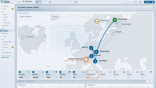 Biathlon Manager screenshot 1