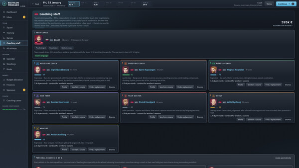 Biathlon Manager screenshot 10