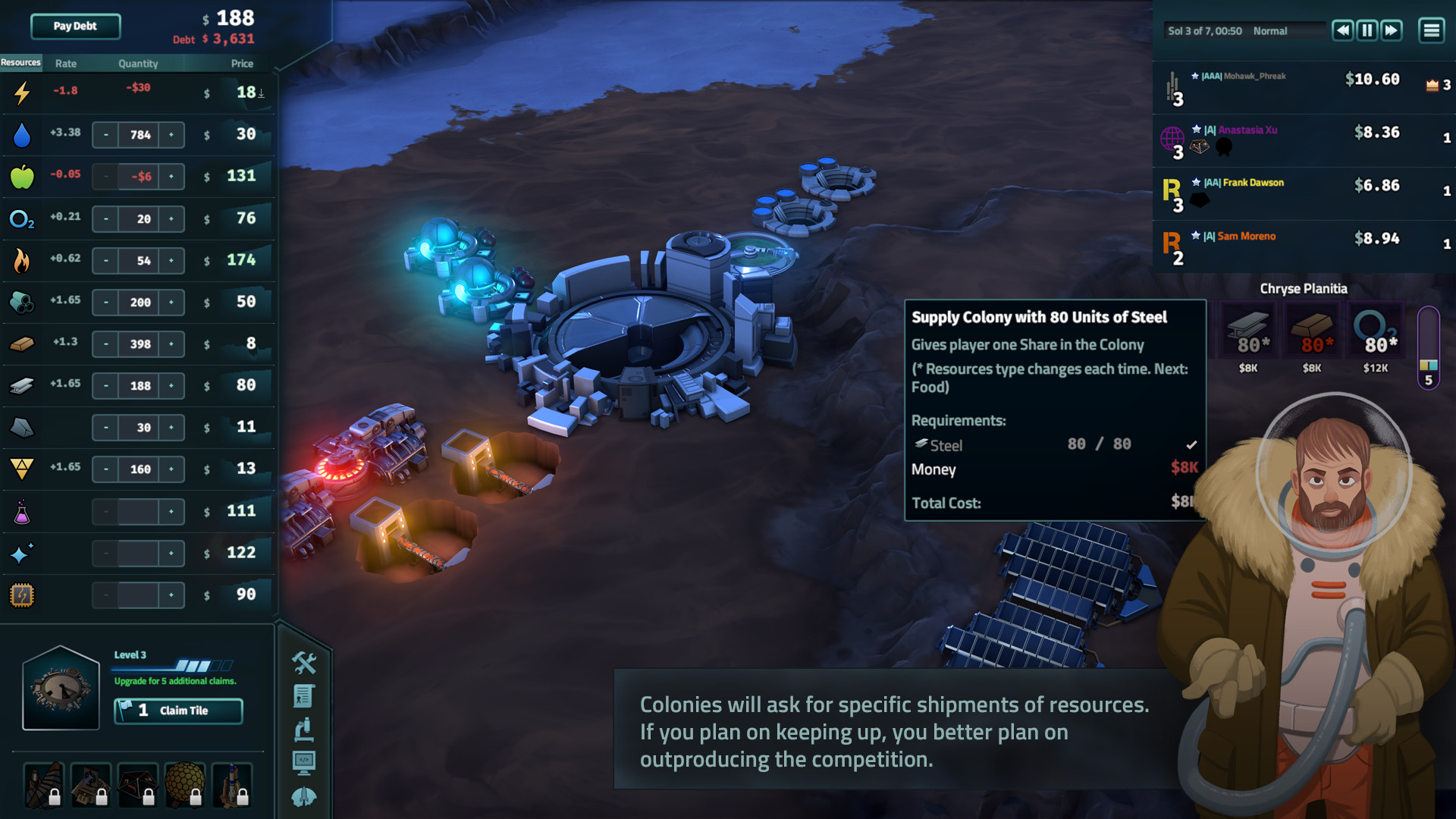 Offworld Trading Company - The Patron and the Patriot DLC Featured Screenshot #1