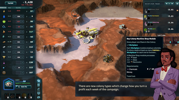 Offworld Trading Company - The Patron and the Patriot DLC