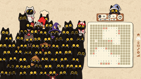 Mines & Meows: Cozy Minesweeper screenshot 2