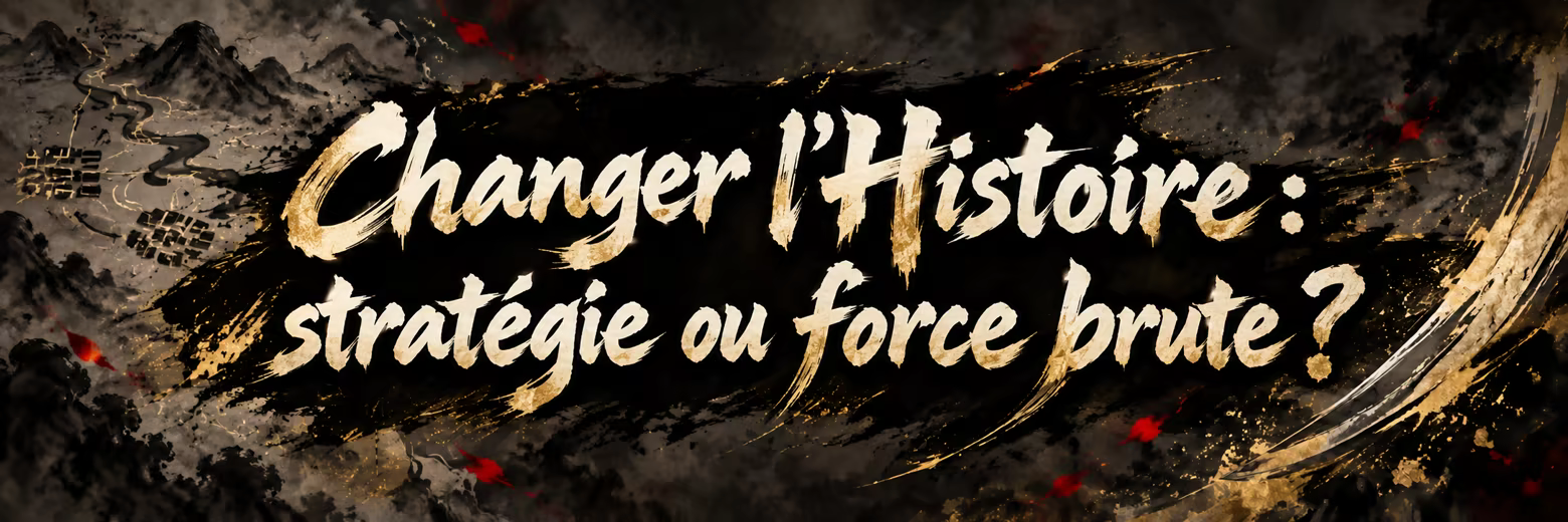 Changer l’Histoire : stratégie ou force brute ?