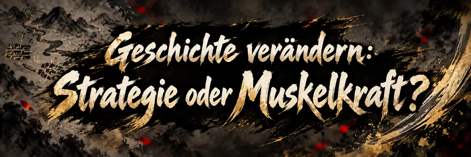 Geschichte verändern: Strategie oder Muskelkraft?