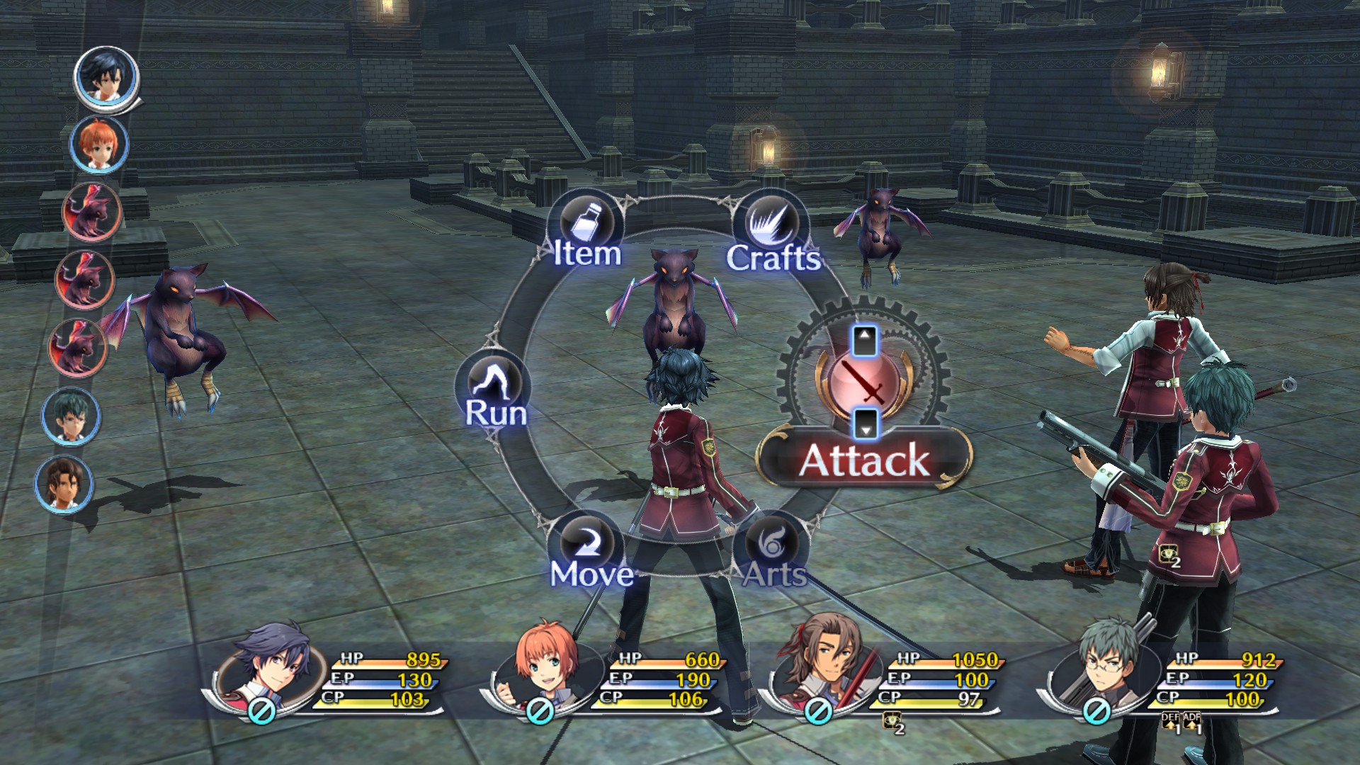 screenshot of The Legend of Heroes: Trails of Cold Steel 3