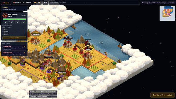 Screenshot of Banners & Crowns