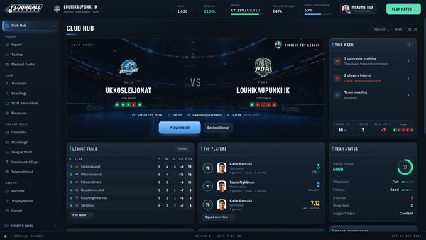 Floorball Manager screenshot 4