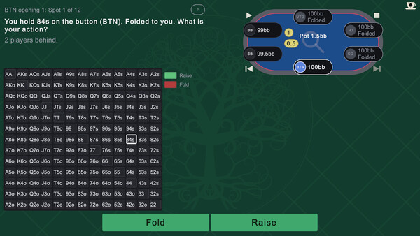 Tea Break Poker Trainer screenshot 3