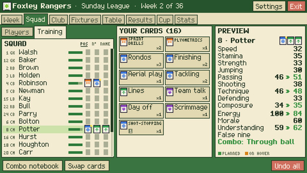 Tiny Club Manager screenshot 3