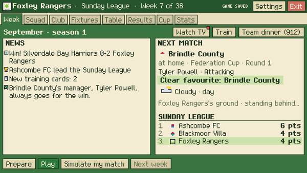 Tiny Club Manager screenshot 5