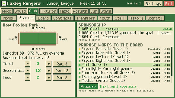 Tiny Club Manager screenshot 4