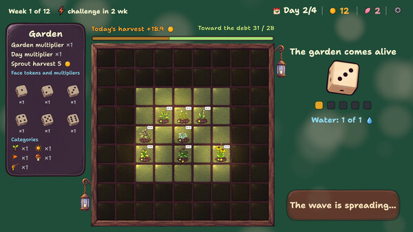 Dicebloom screenshot 2