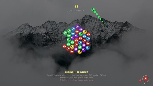 Desktop Bouncer - Zumball Spinners screenshot 1
