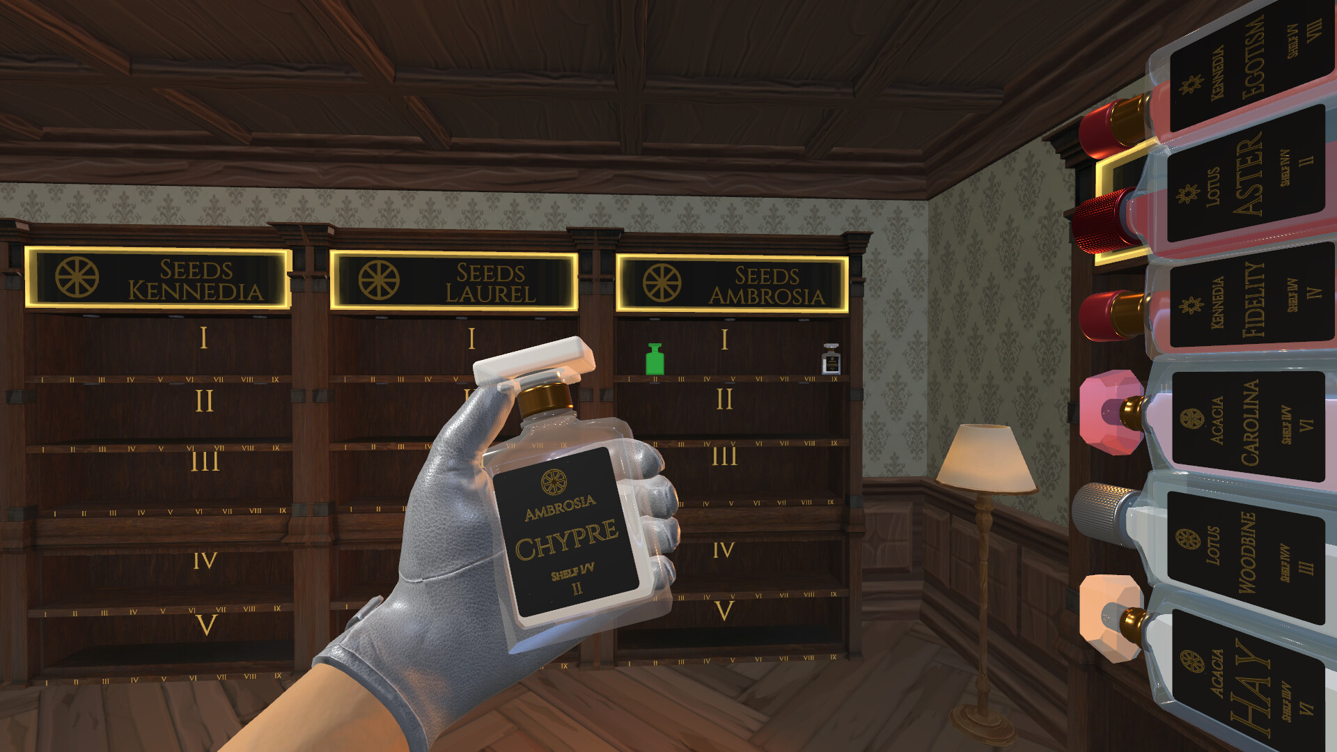 Scentkeeper: Tidy Up the Perfume Archive! Demo 遊戲畫面 5