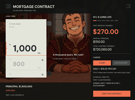 1000-Year Mortgage screenshot 3