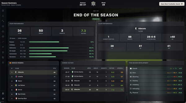 Realistic Football Career screenshot 7