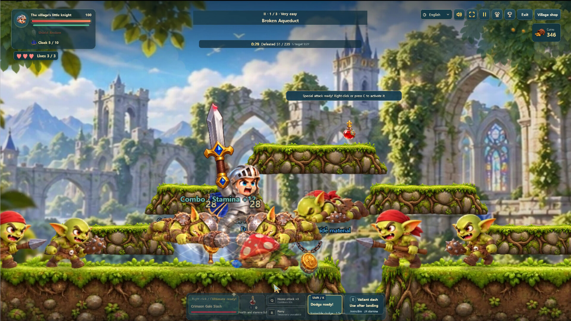 LITTLE KNIGHT: HOMECOMINGのスクリーンショット 1