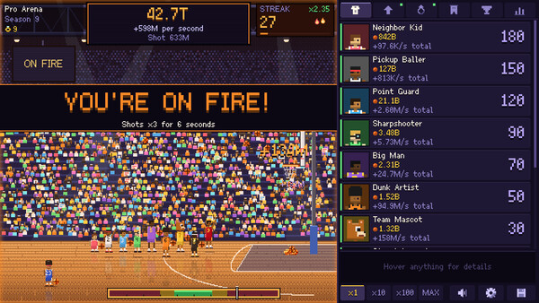 Idle Hoops 스크린샷 1