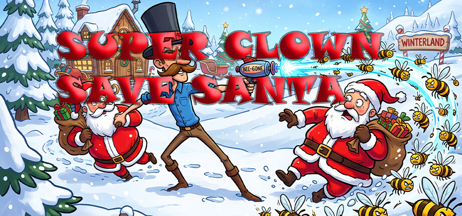 Super Clown Save Santa header image