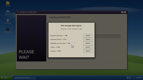 PLEASE WAIT screenshot 2