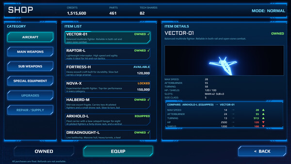 Wireburst: Vector Squadron screenshot 9