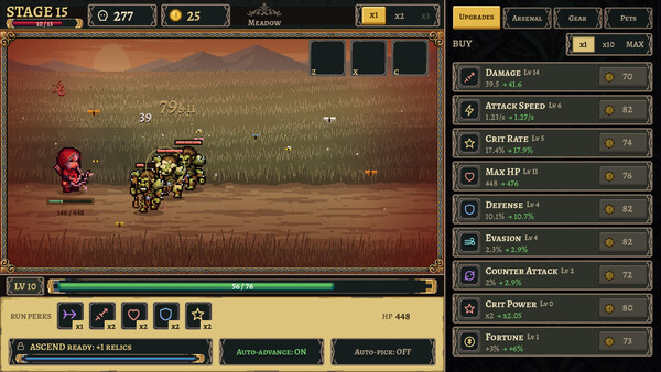 Moonbow Idle: Dark Fantasy Auto Battler 스크린샷 1