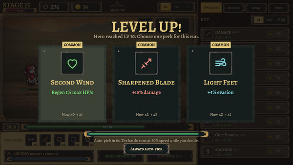 Moonbow Idle: Dark Fantasy Auto Battler 스크린샷 3