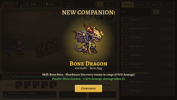Moonbow Idle: Dark Fantasy Auto Battler screenshot 3