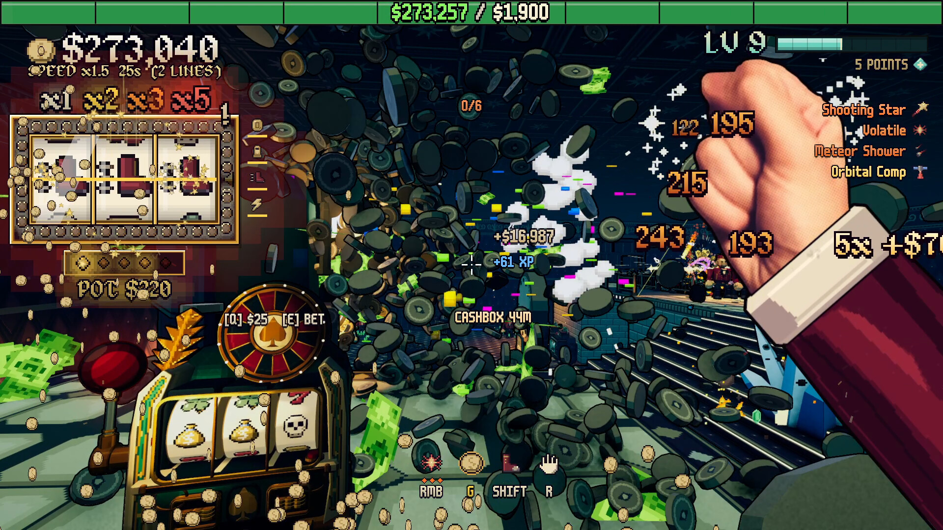 LOADED HAND: Casino Shooter Roguelike 遊戲畫面 7