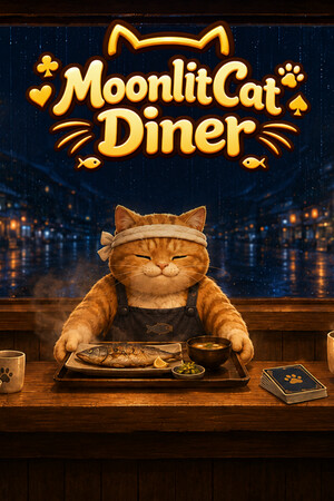 Moonlit Cat Diner cover art