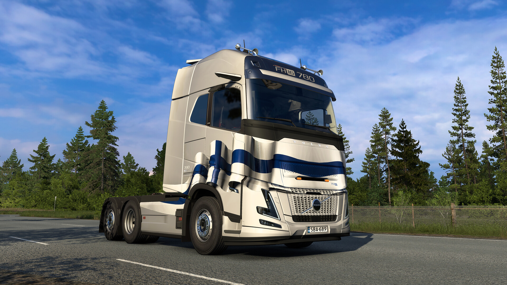 Euro Truck Simulator 2 - Finnish Paint Jobs Pack Featured Screenshot #1