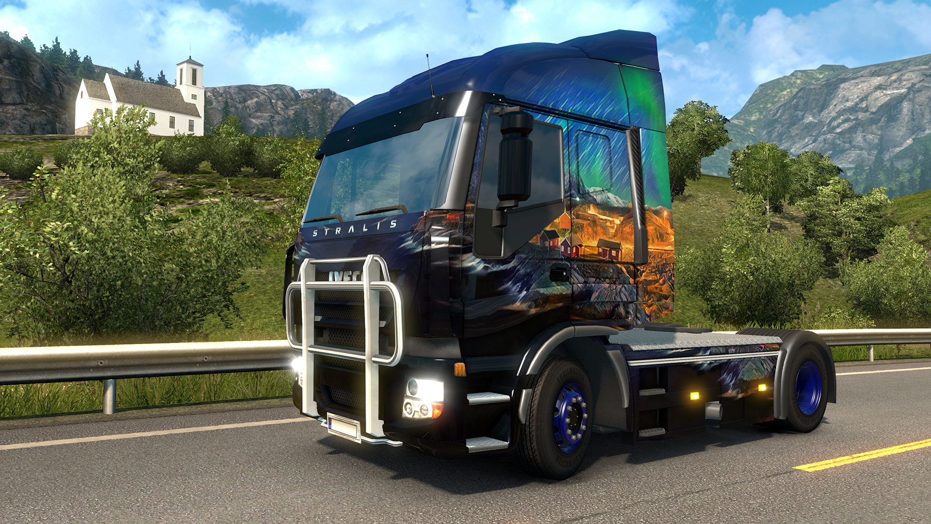 Euro Truck Simulator 2 - Finnish Paint Jobs Pack Featured Screenshot #1