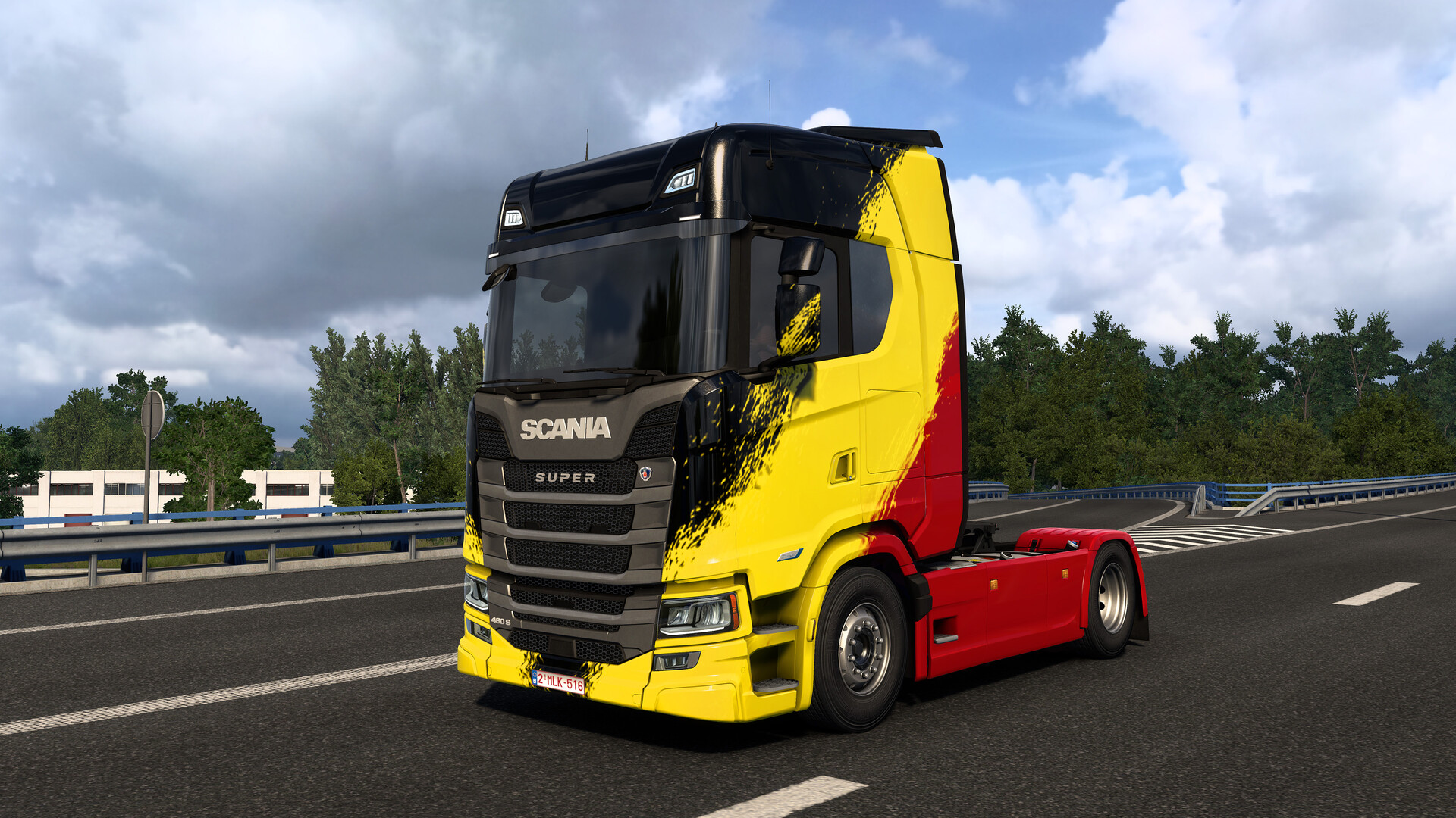 Euro Truck Simulator 2 - Belgian Paint Jobs Pack Featured Screenshot #1