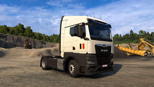 Euro Truck Simulator 2 - Belgian Paint Jobs Pack — скриншот 8