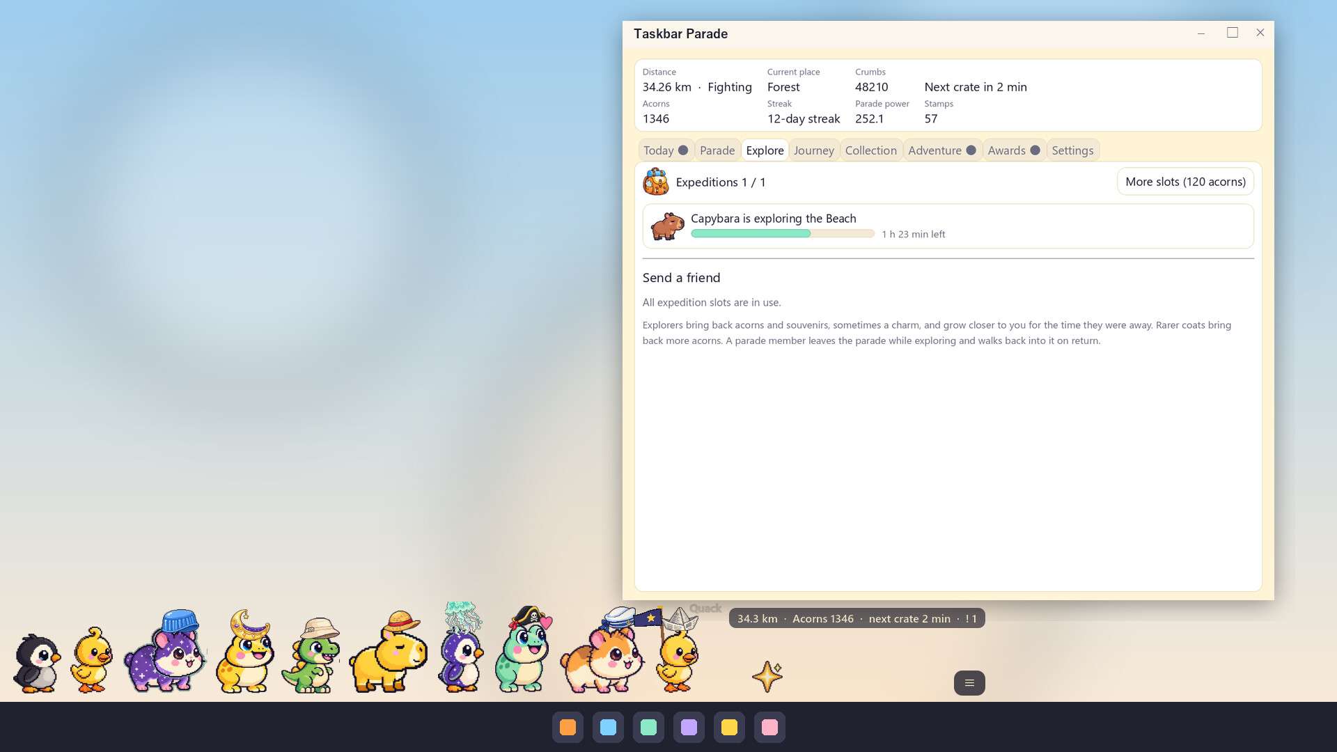 Taskbar Parade 遊戲畫面 7