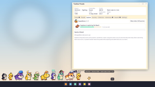 Taskbar Parade 遊戲截圖 7