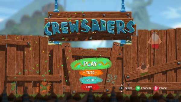 Screenshot of Crewsaders gameplay showing in-action mechanics