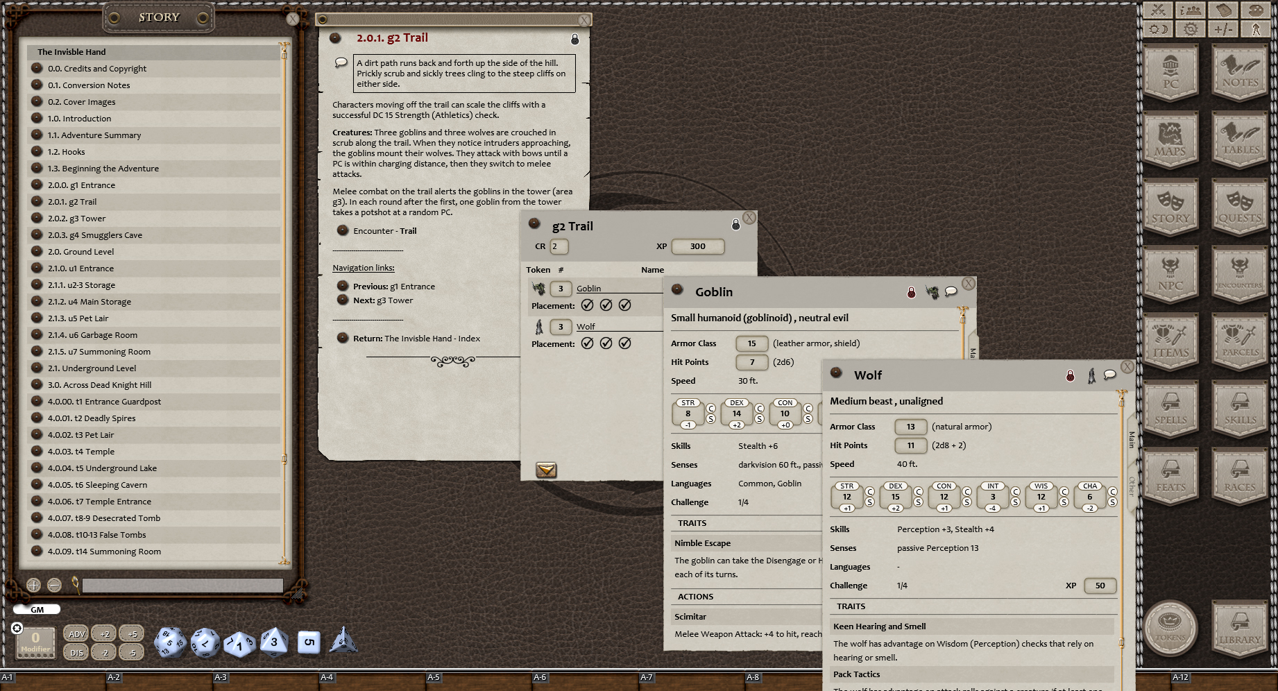 Fantasy Grounds - The Invisible Hand (5E) screenshot 1