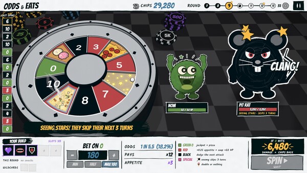 Odds & Eats: A Roulette Roguelike screenshot 6