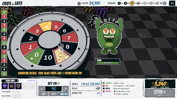 Odds & Eats: A Roulette Roguelike screenshot 3