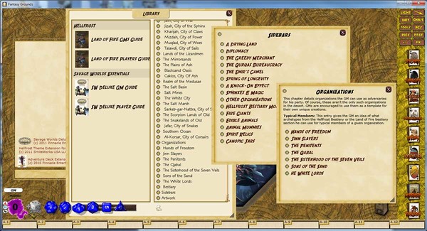 Fantasy Grounds - Hellfrost Land of Fire (Savage Worlds)