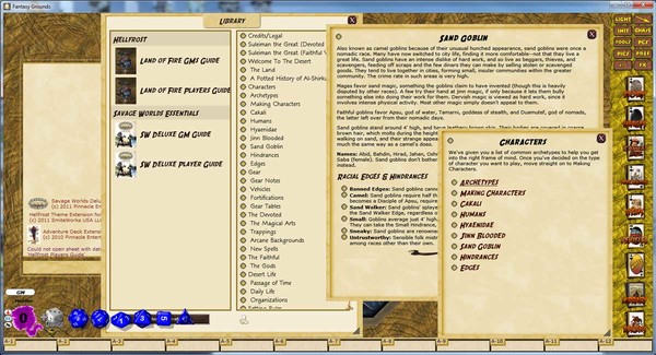 Fantasy Grounds - Hellfrost Land of Fire (Savage Worlds)