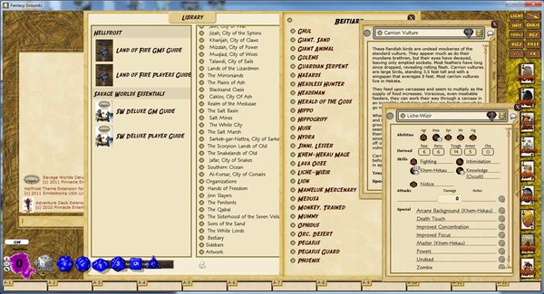 Fantasy Grounds - Hellfrost Land of Fire (Savage Worlds)