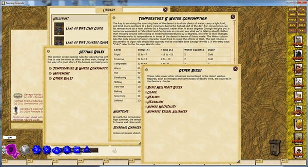 Fantasy Grounds - Hellfrost Land of Fire (Savage Worlds)