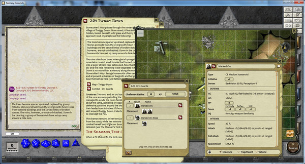 Fantasy Grounds - PFRPG Basic Paths: Wrath of the Orc God