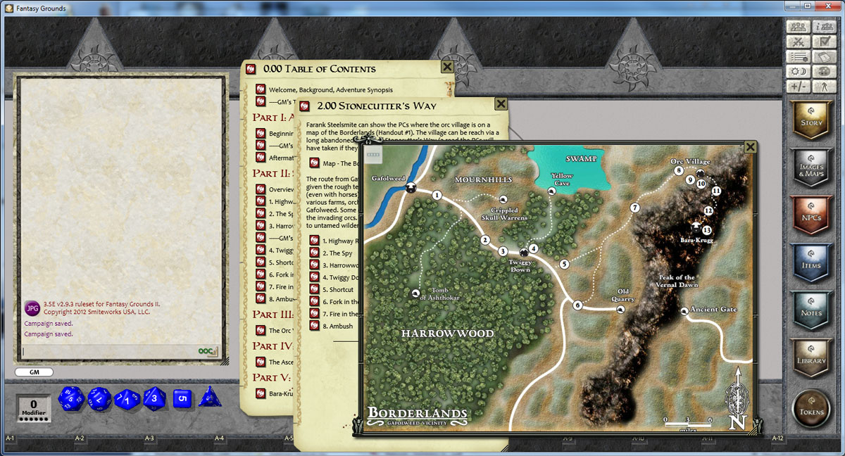 Fantasy Grounds - PFRPG Basic Paths: Wrath of the Orc God Featured Screenshot #1