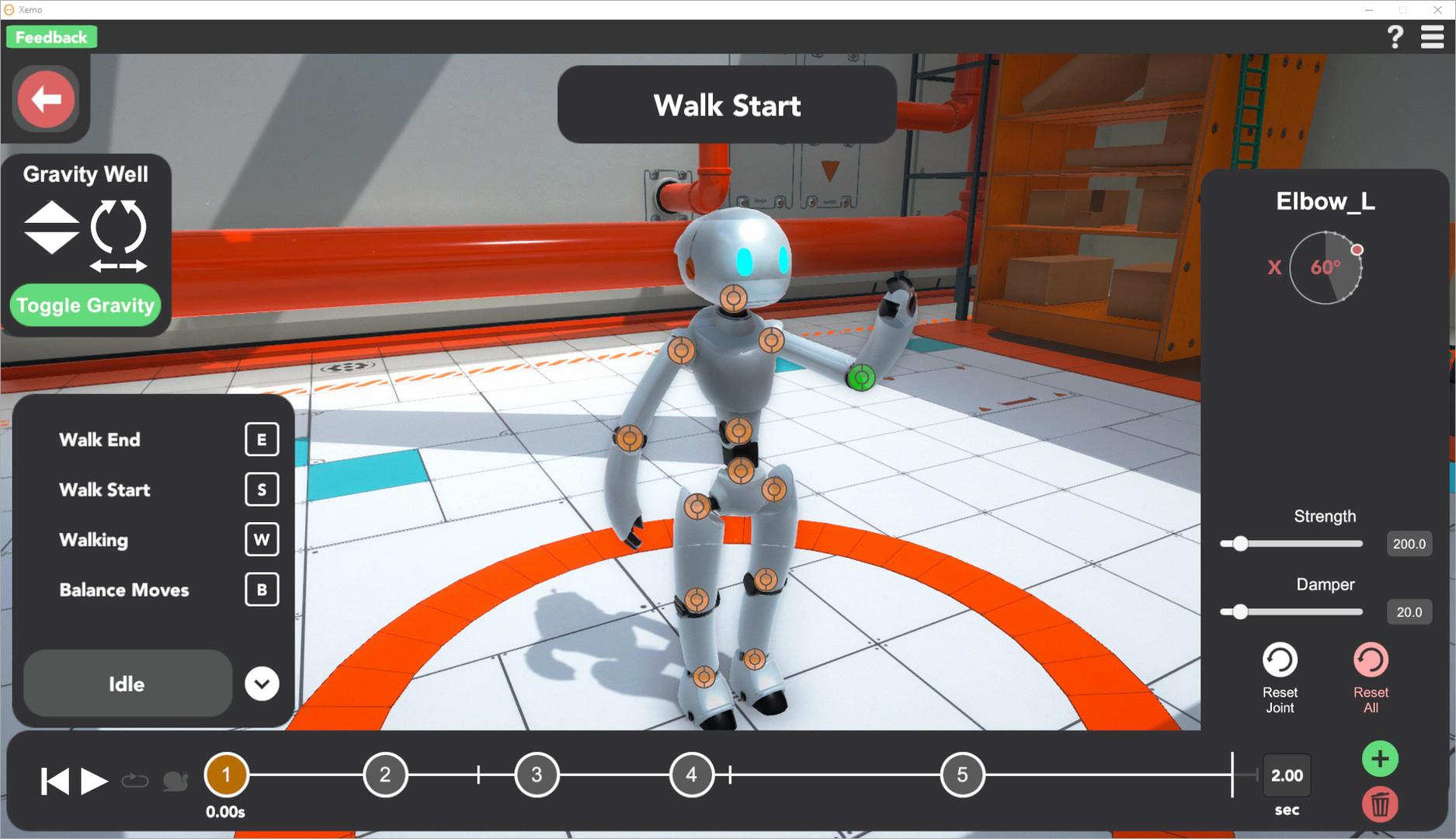 #1. Xemo® : Robot Simulation (Steam) โดย: Xemory LLC