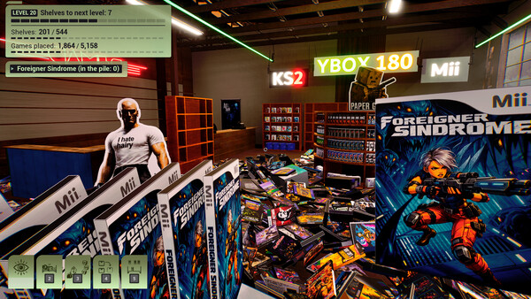 MY CAT SCATTERED GAMES: Tidy Videogame Supermarket Demo screenshot 4