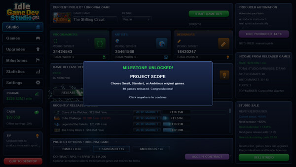Idle Game Dev Studio screenshot 6