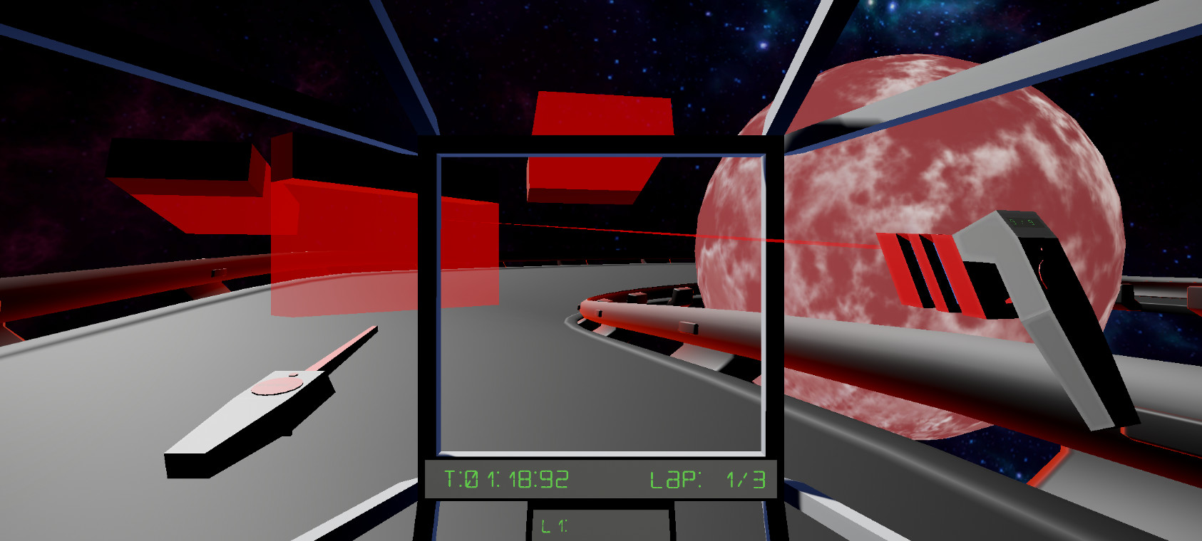 #6. RacetronicVR (Steam) By: Charles Cochrane